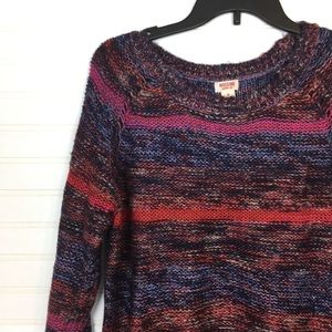 Mossimo Multicolor Scoop Neck Sweater size M